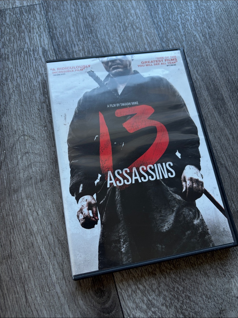13 Assassins DVD – Red & Black Cover